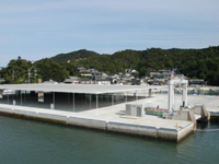 海の駅「なおしま」屋根面へのパイロキープTS2000、TS-FXクリアーの使用事例｜株式会社彩色工房